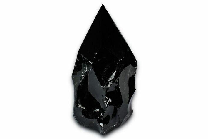 Free-Standing Polished Obsidian Point - Mexico #355028